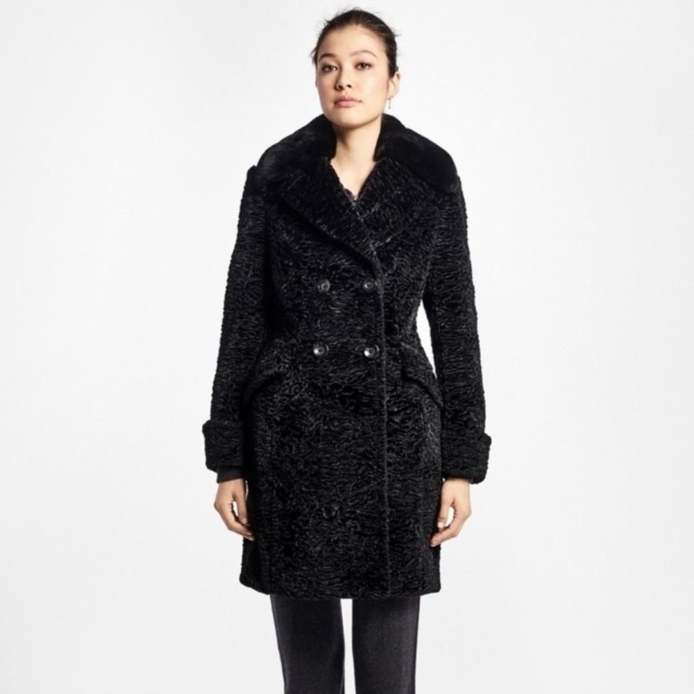 Brooks Brothers Faux Fur Coat 6 - Picture 2 of 15